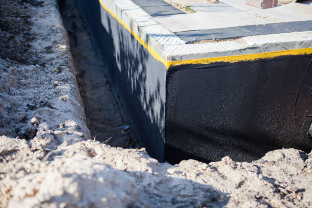 Professional Exterior Waterproofing technician working in Florham Park, NJ